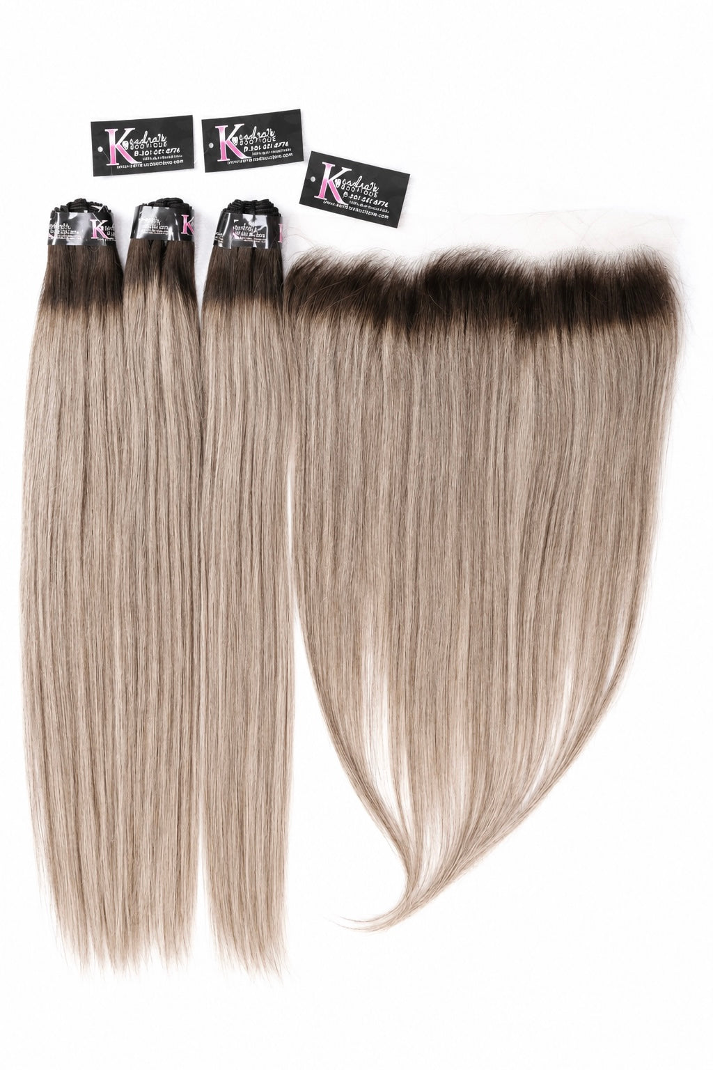 Champagne Blonde Baby Highlights Raw HD Lace Frontal