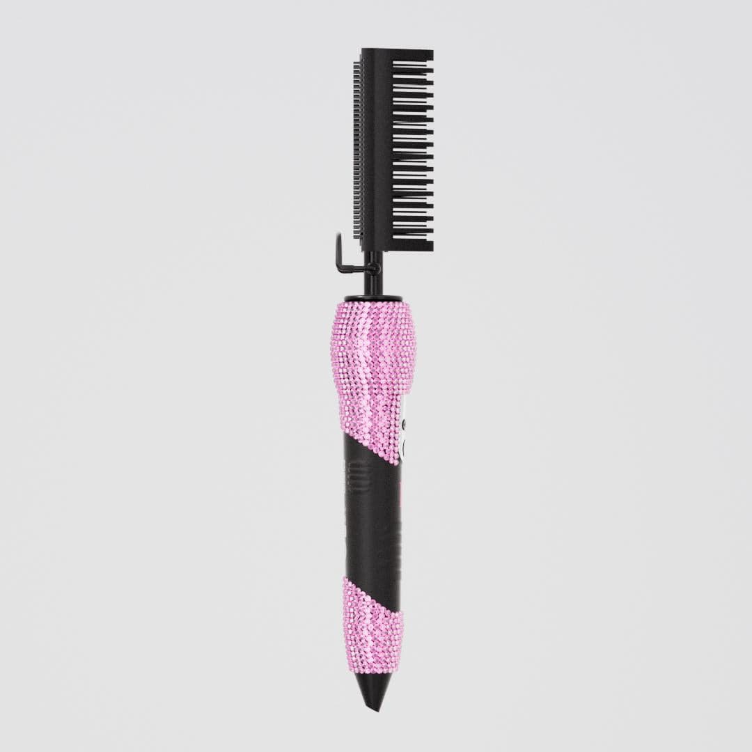 Hair Barb Pink Diamond Hot Comb