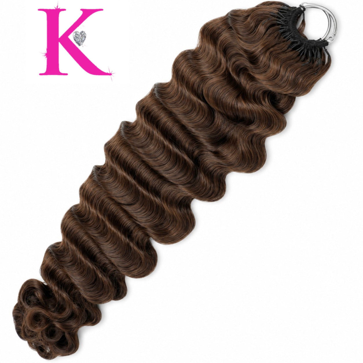 Burmese Wavy/Curly Crochet Human Hair #4