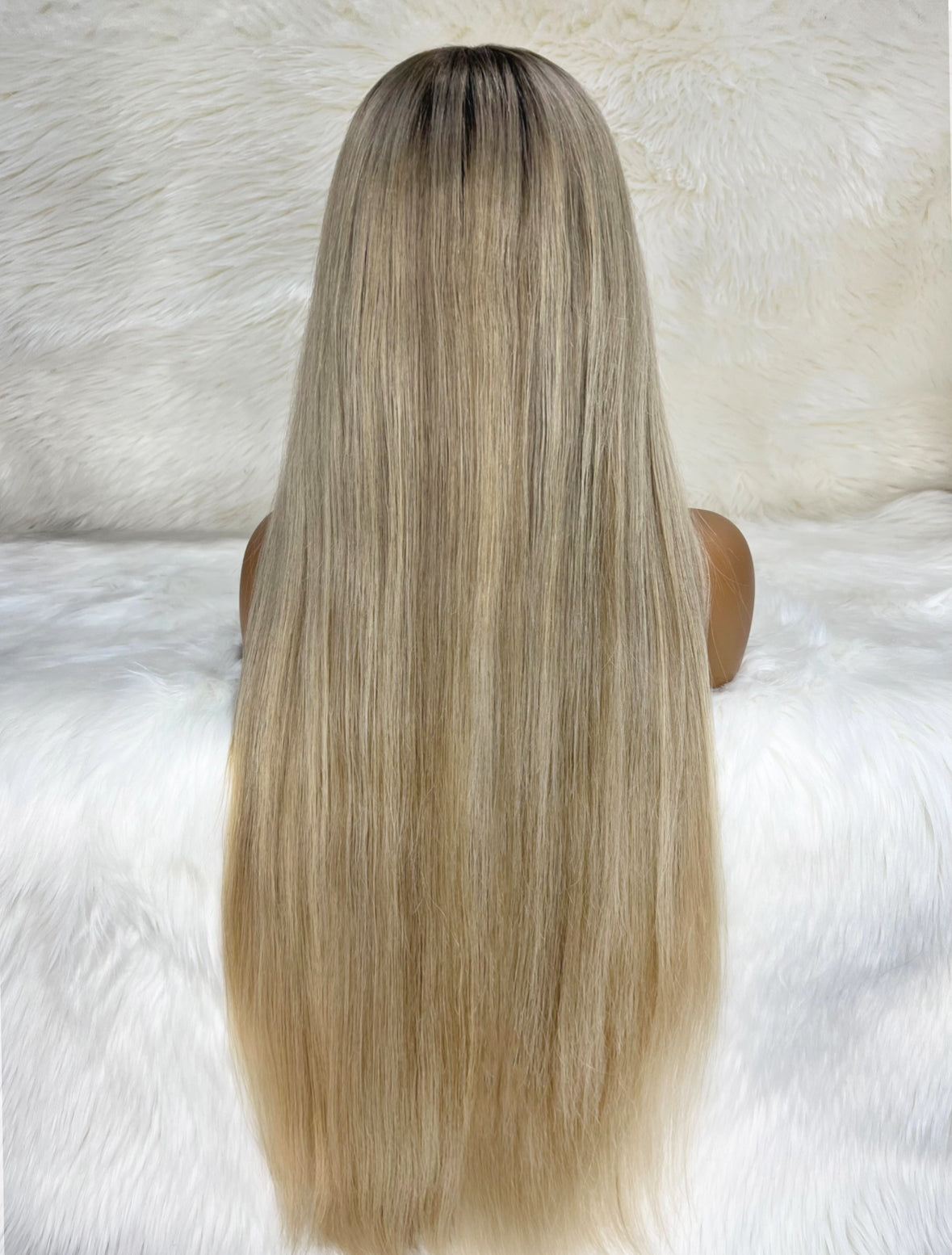 Balayage Ash Blonde Custom Colored