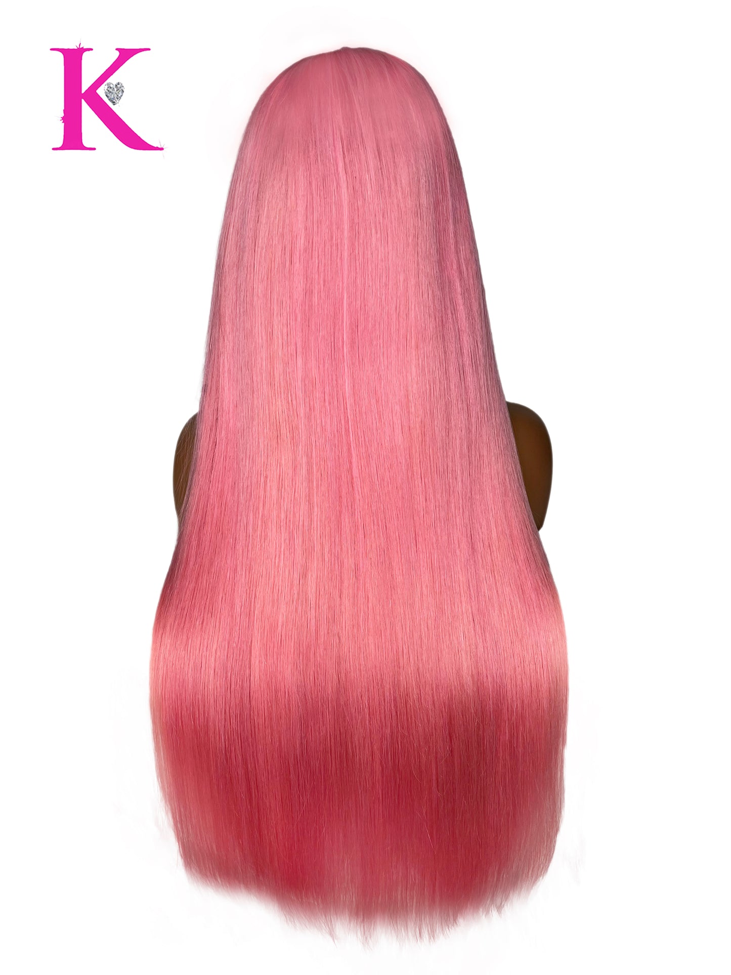 Pink Custom Colored RAW (HD Lace) Wig