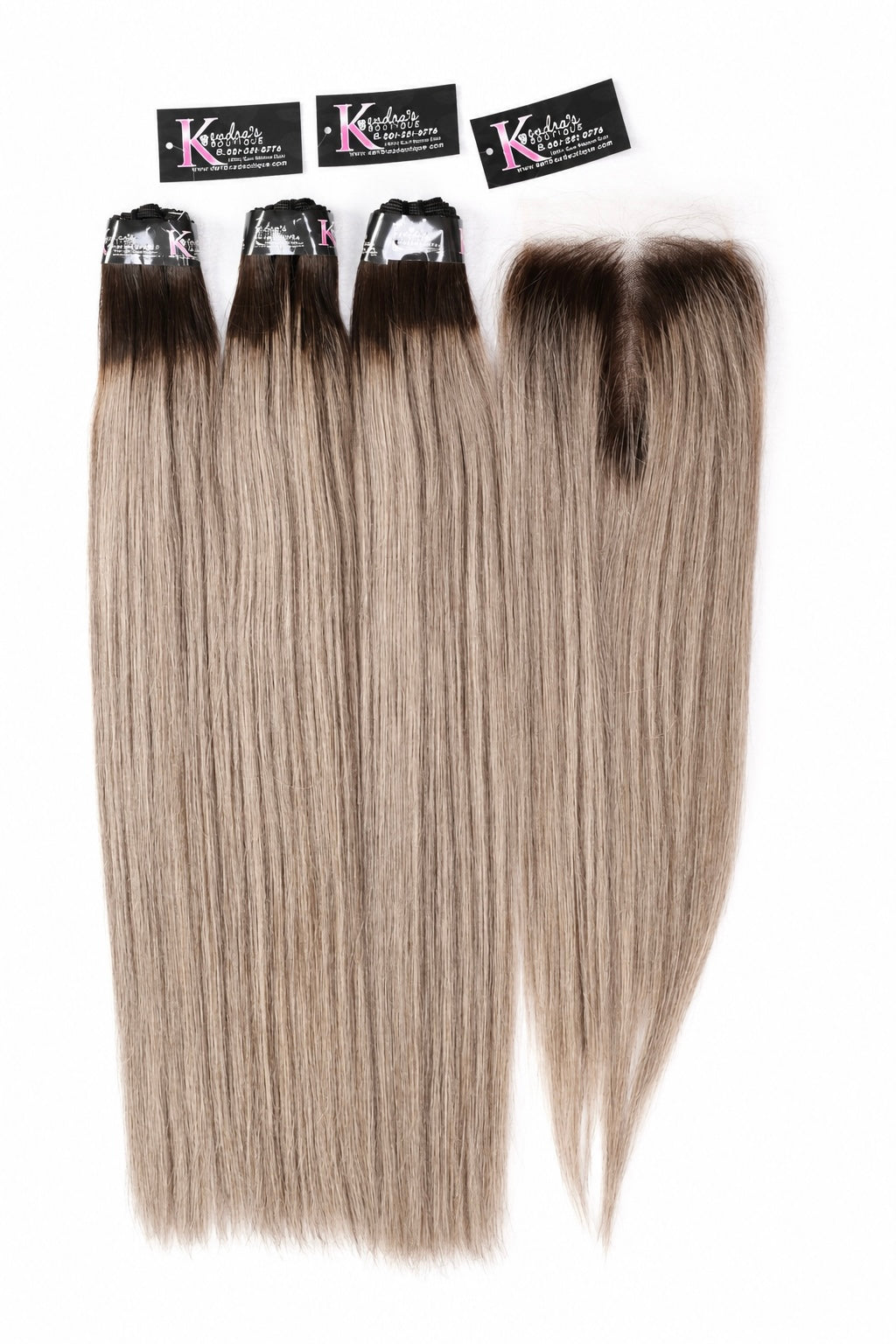 Champagne Blonde Baby Highlights Raw HD Lace Closure