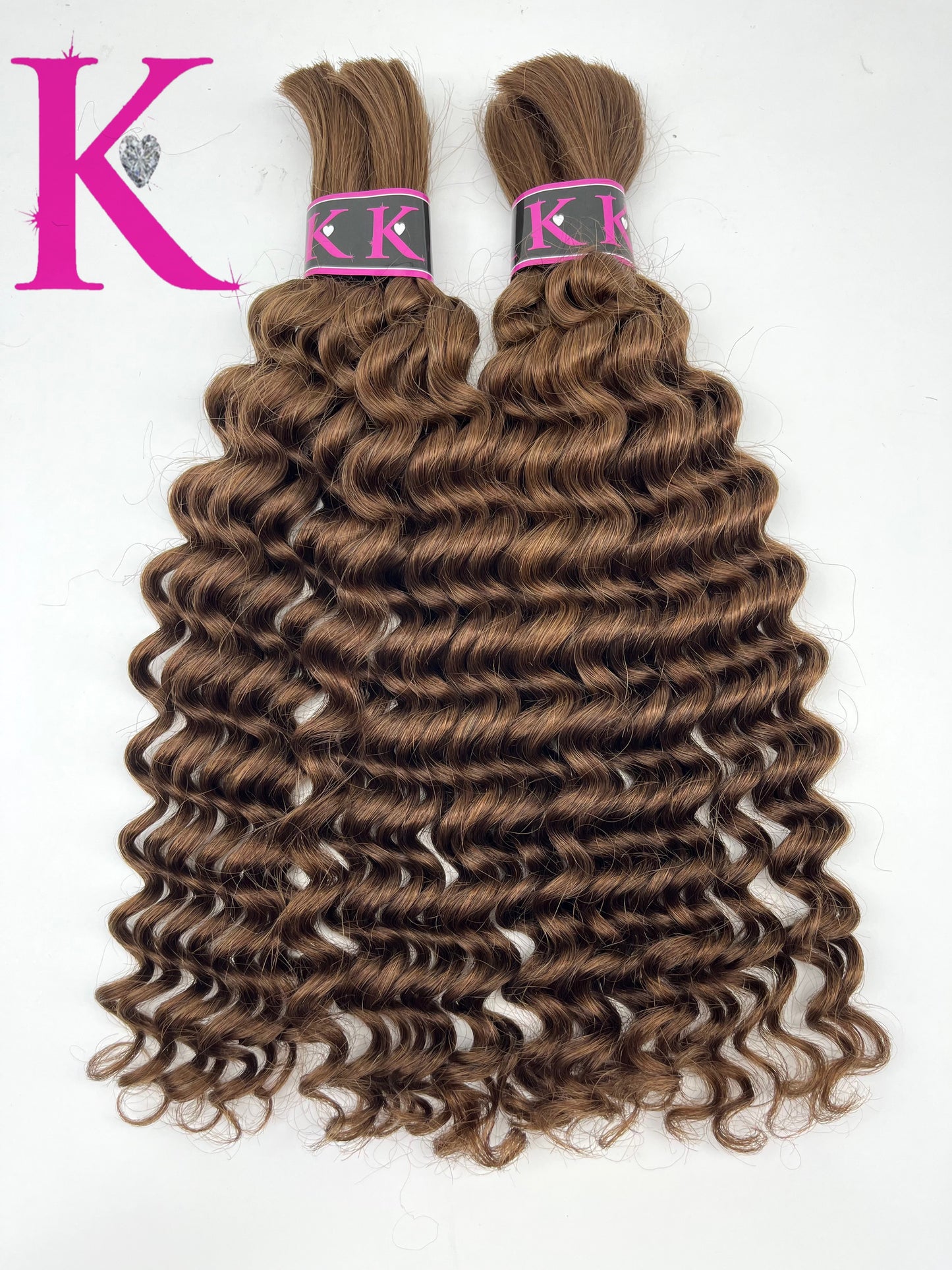 Raw Italian Curly Braiding Bulk Hair Color #4
