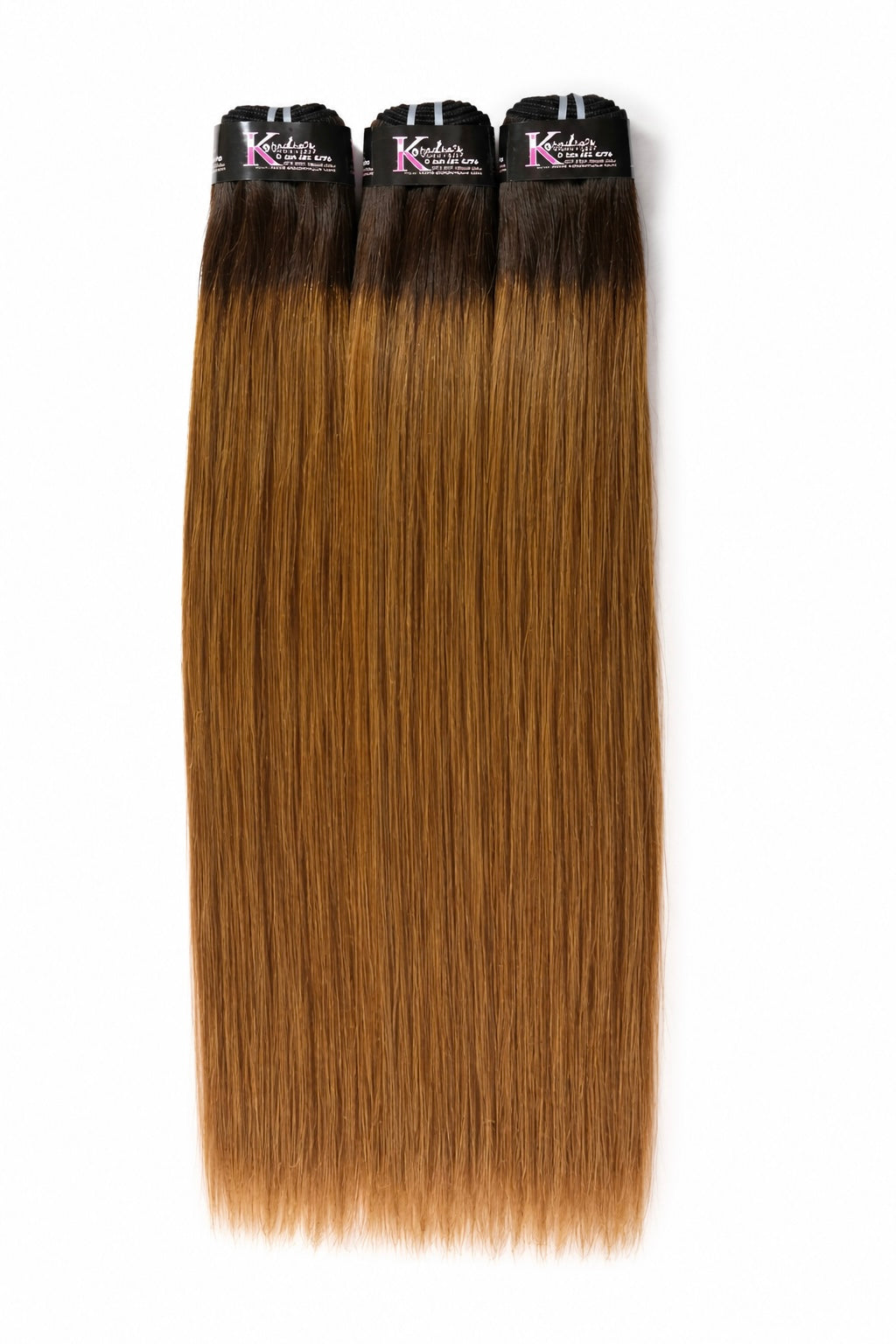 Caramel Blonde Baby Highlights Raw Custom-Colored Bundles