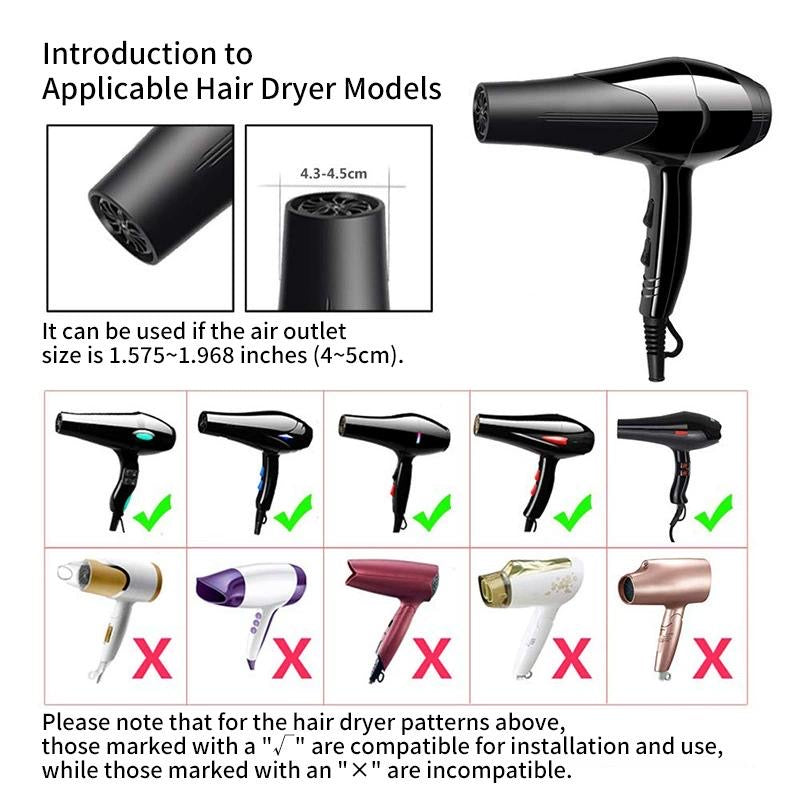 Hair Barb Collapsible Hair Dryer Diffuser