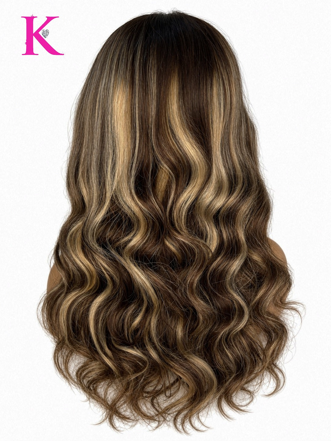 Espresso Cashmere Glue-less Middle-Part Body Wave Drawstring Bob Wig (HD Lace)