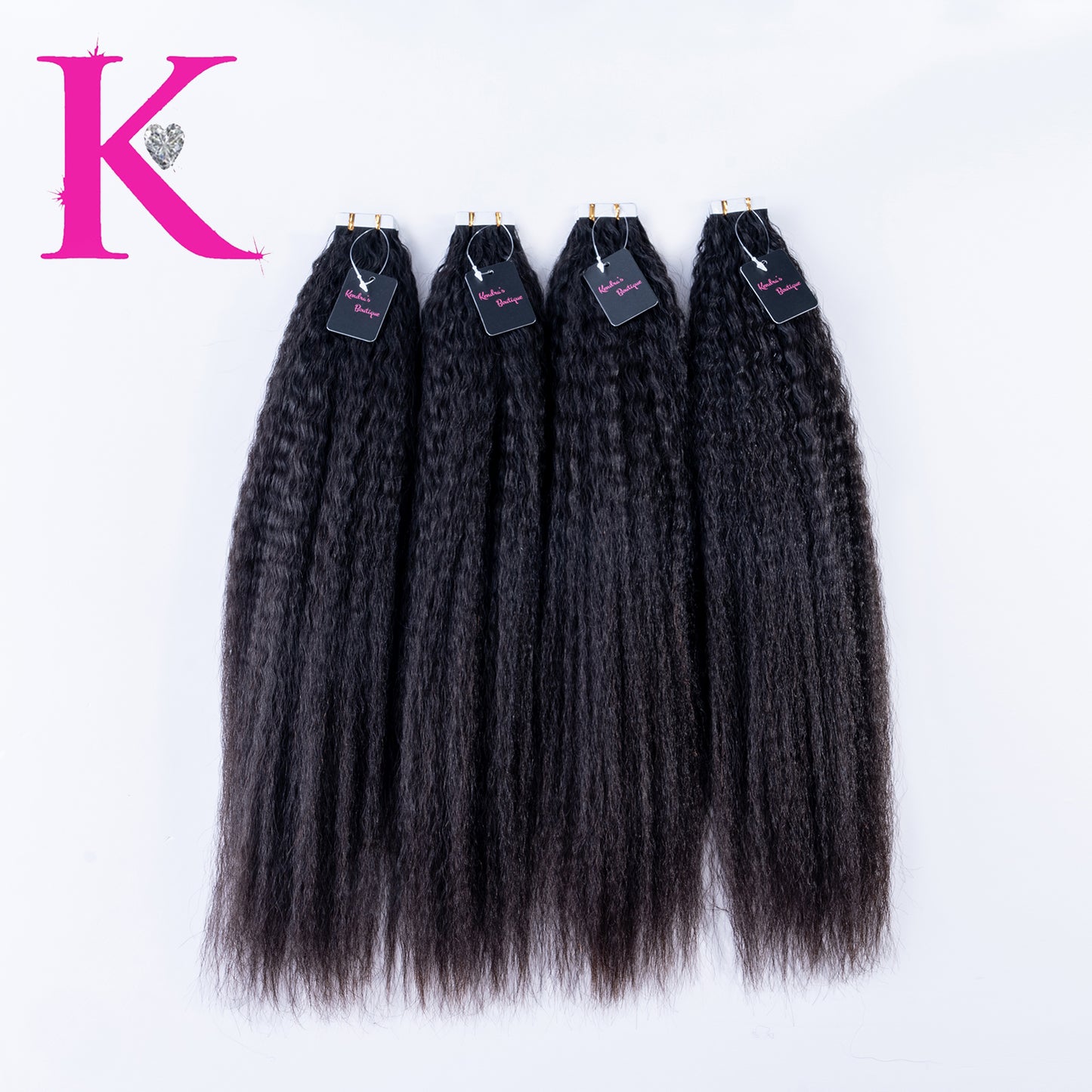 Raw Kinky Straight Tape-In Extensions