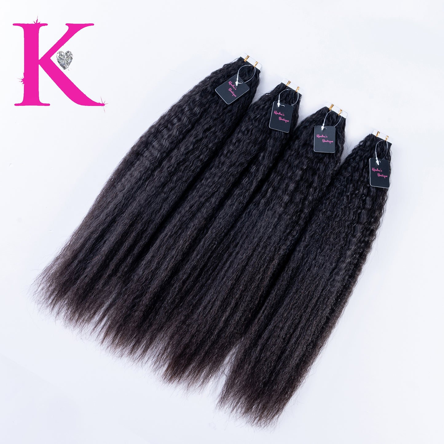 Raw Kinky Straight Tape-In Extensions