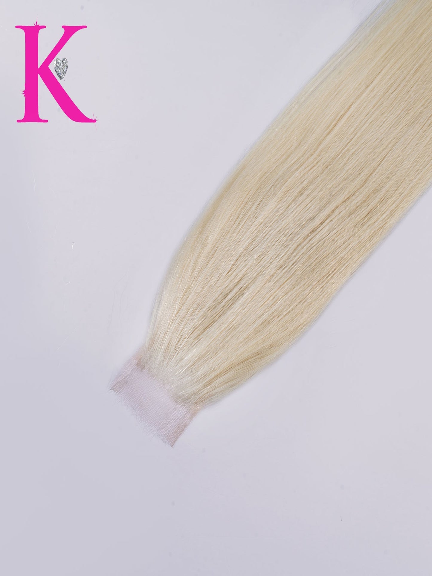 2x6 Platinum Blonde Straight Lace Closure (HD Lace)
