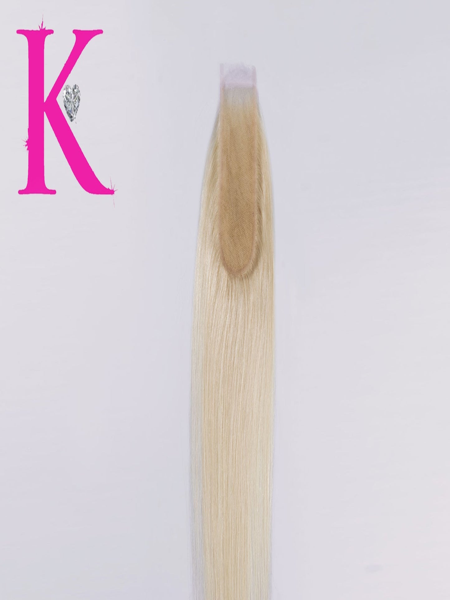 2x6 Platinum Blonde Straight Lace Closure (HD Lace)
