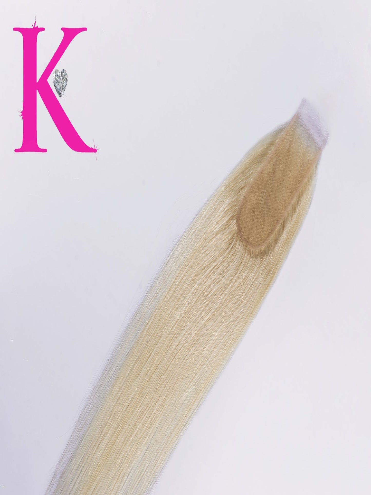 2x6 Platinum Blonde Straight Lace Closure (HD Lace)