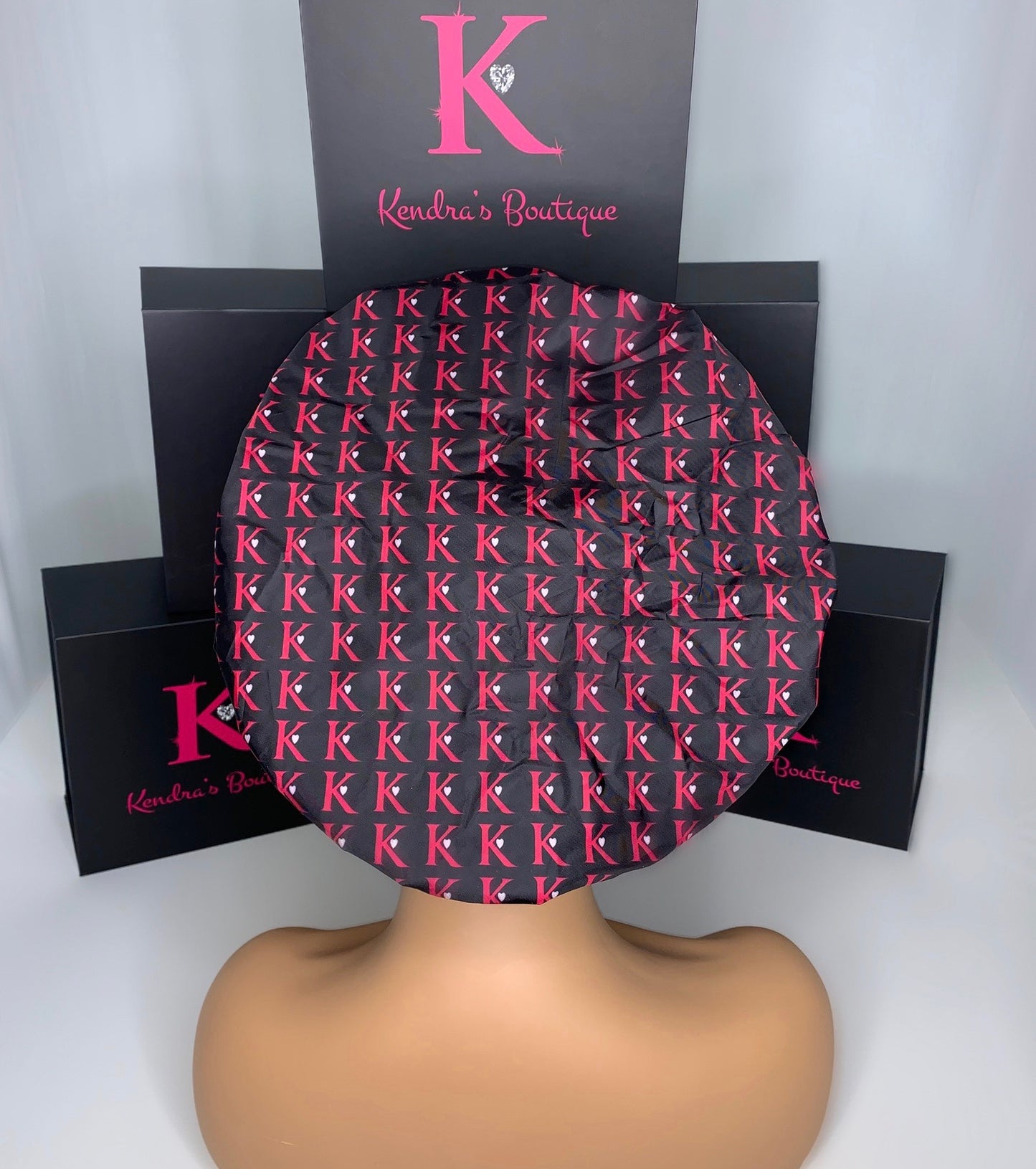 Logo Hair Barb Large Shower Cap