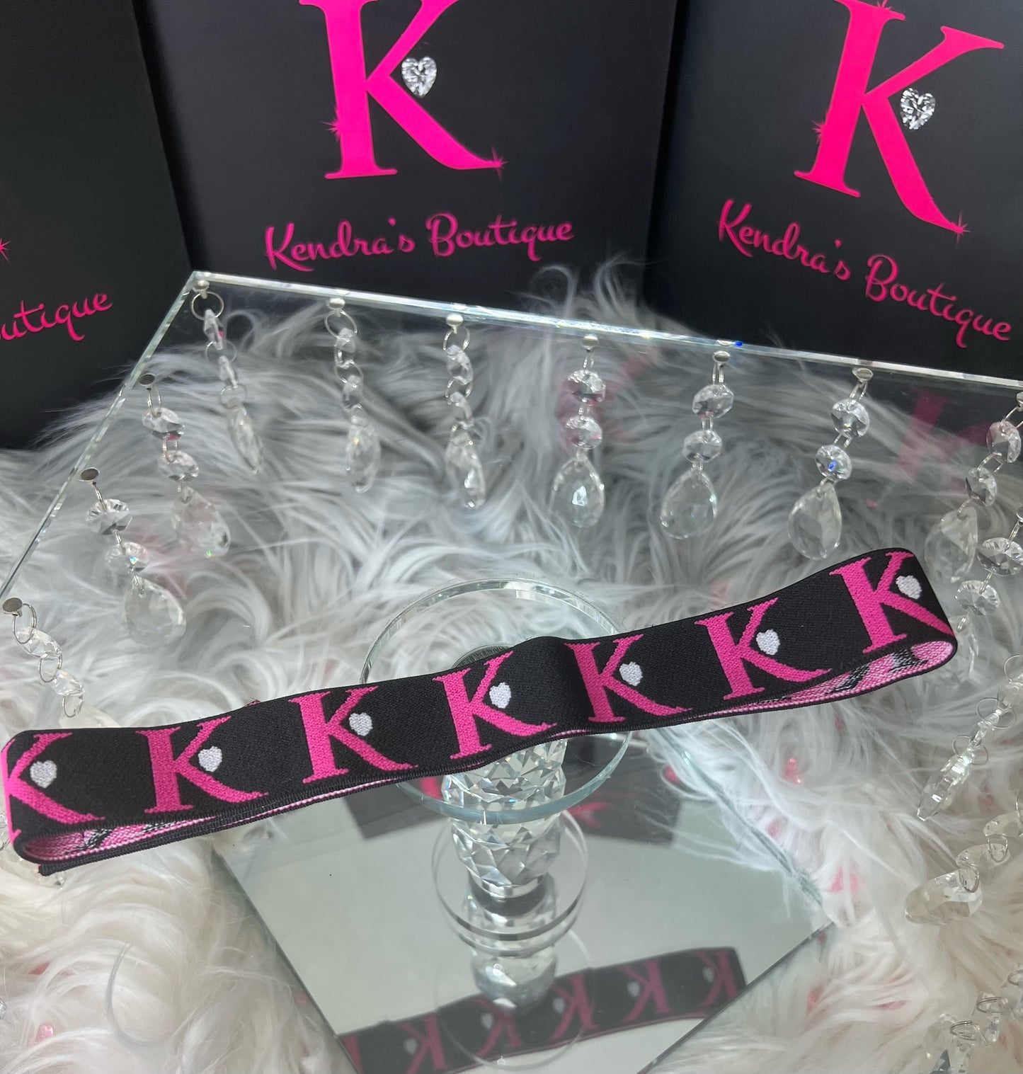 Logo Hair Barb Lace band