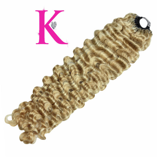 Burmese Wavy/Curly Crochet Human Hair #27/#30/#613