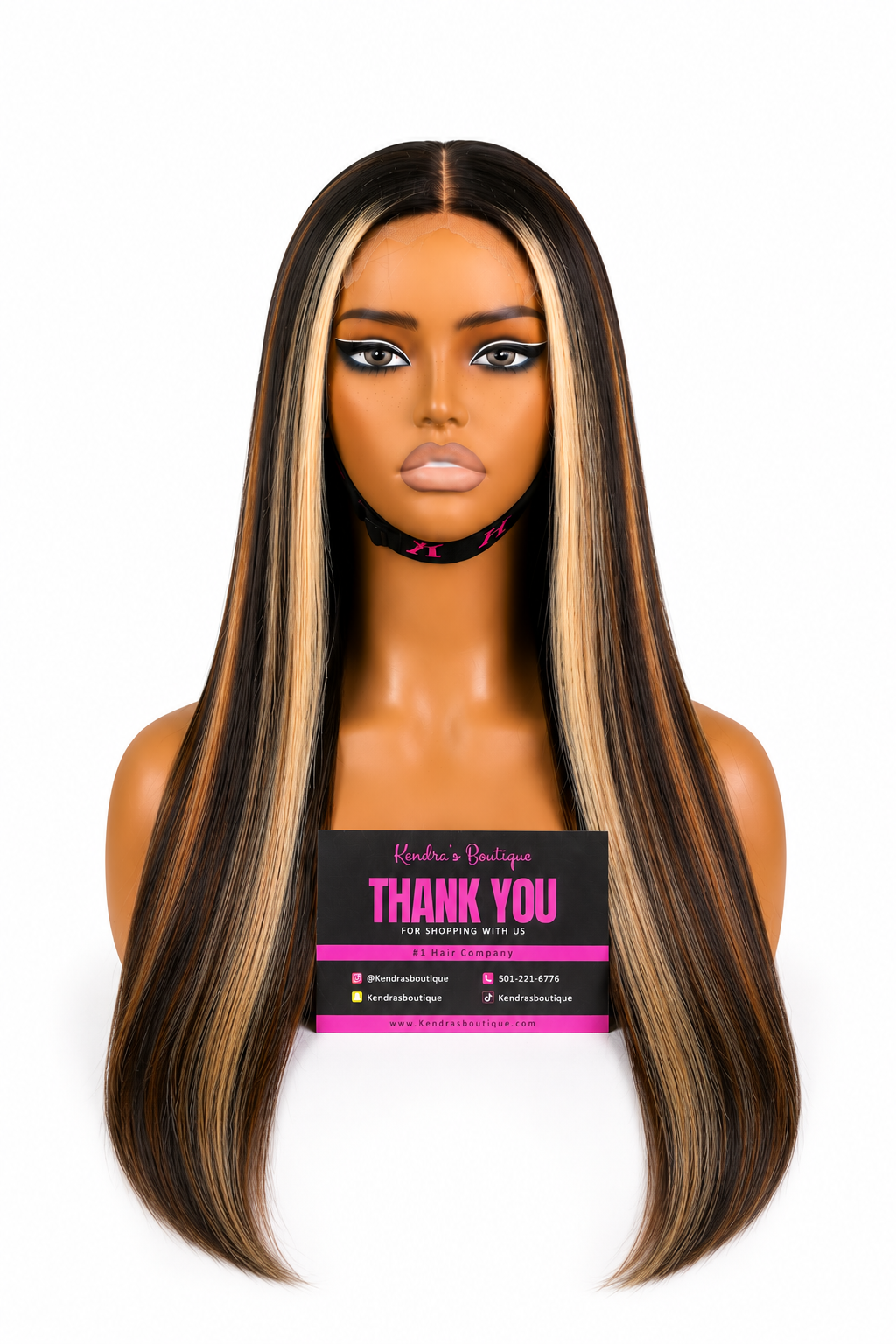Mocha Honey Brown (1B Roots) Custom Colored Wig
