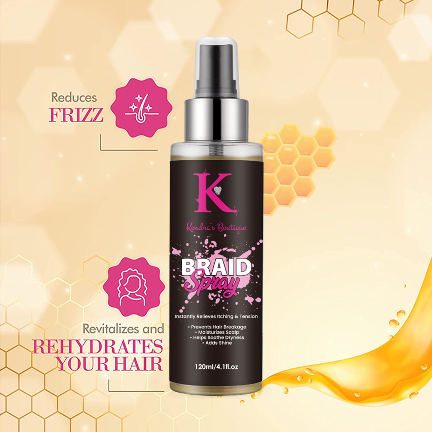 Braid Spray (Instant relieves itching & tension)