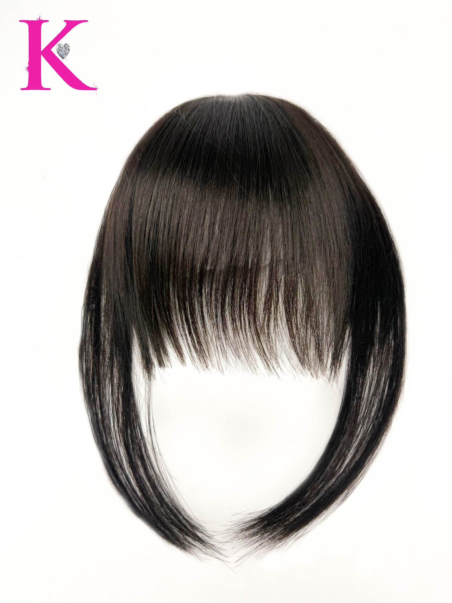 Kendra’s Signature No Glue Clip-In Bangs (Chinese Bangs)
