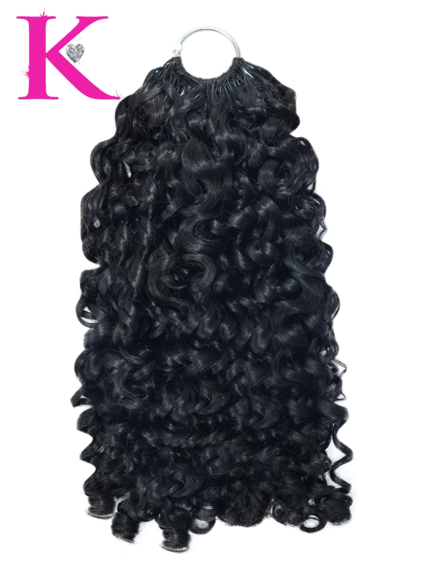 Pixie Curly Crochet Human Hair #1B
