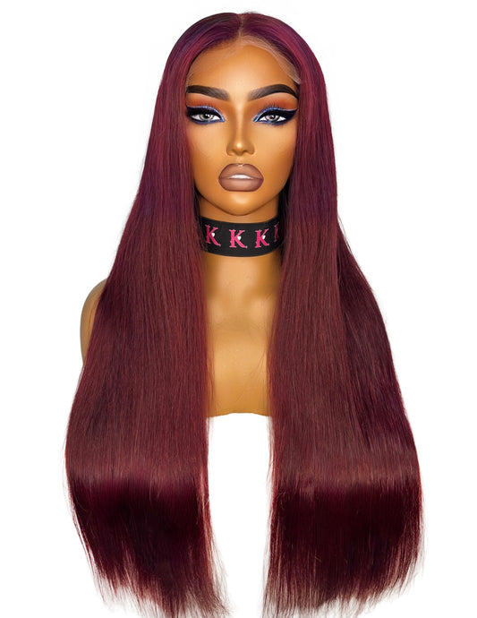 J99 Custom Colored RAW Brazilian (HD Lace) Wig