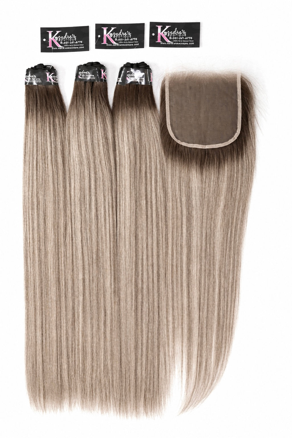 Champagne Blonde Baby Highlights Raw HD Lace Closure