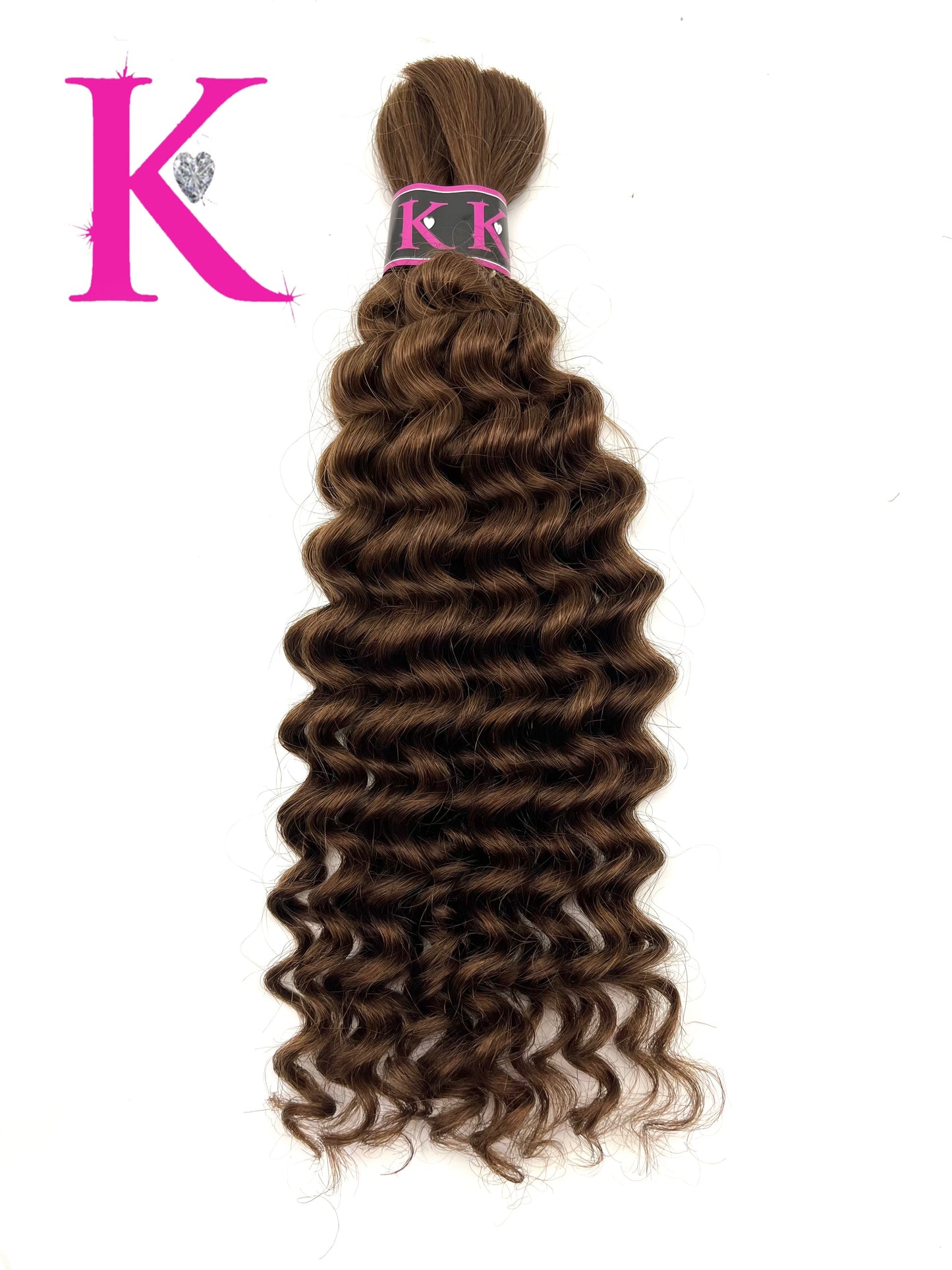 Raw Italian Curly Braiding Bulk Hair Color #4