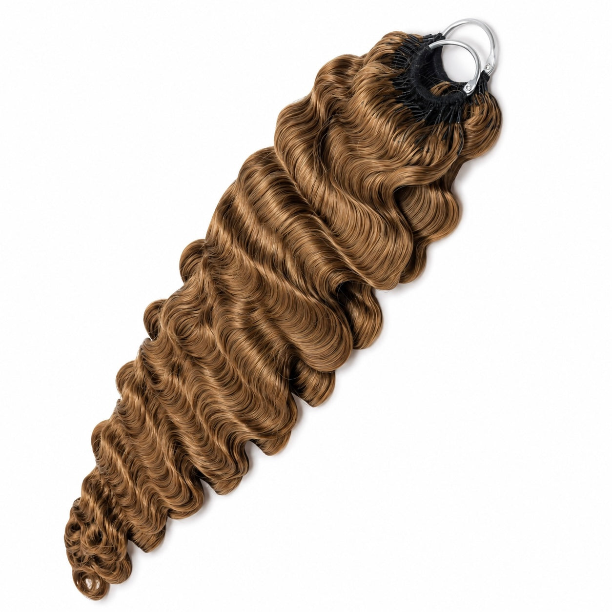 Burmese Wavy/Curly Crochet Human Braiding Hair #30