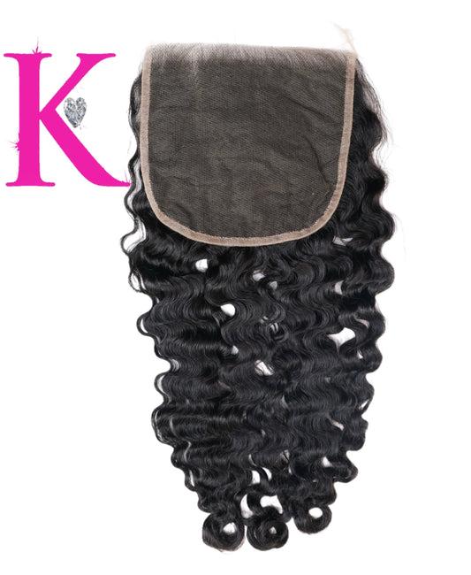 5x5 Burmese Wavy/Curly Lace Closure (HD Lace)