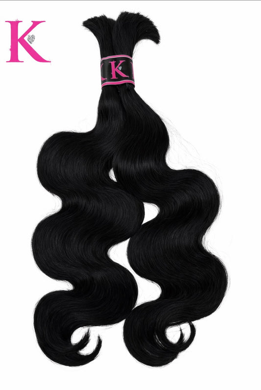 Raw Wavy Braiding Bulk Hair