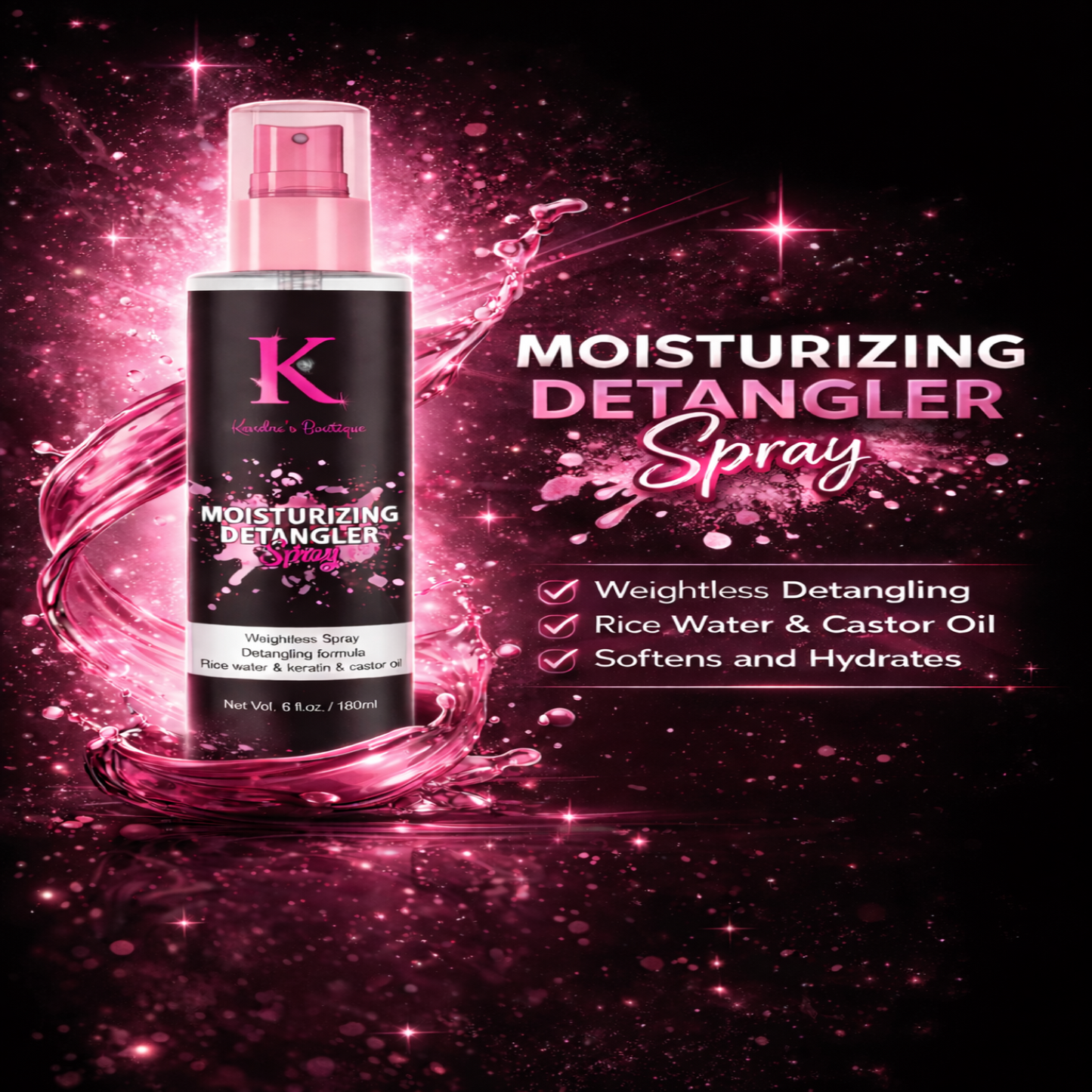 Moisturizing Detangling Spray