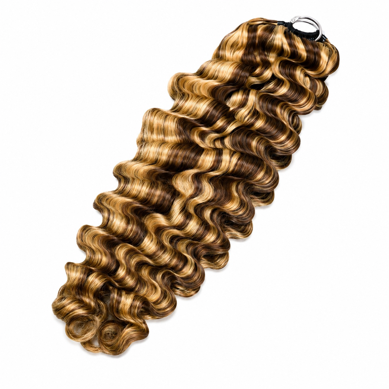 Burmese Wavy/Curly Crochet Human Braiding Hair #4/27