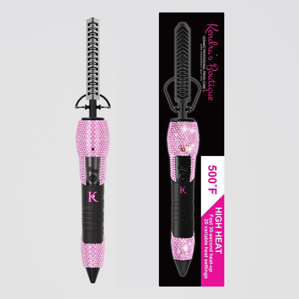 Hair Barb Pink Diamond Hot Comb - Kendra display picture 1