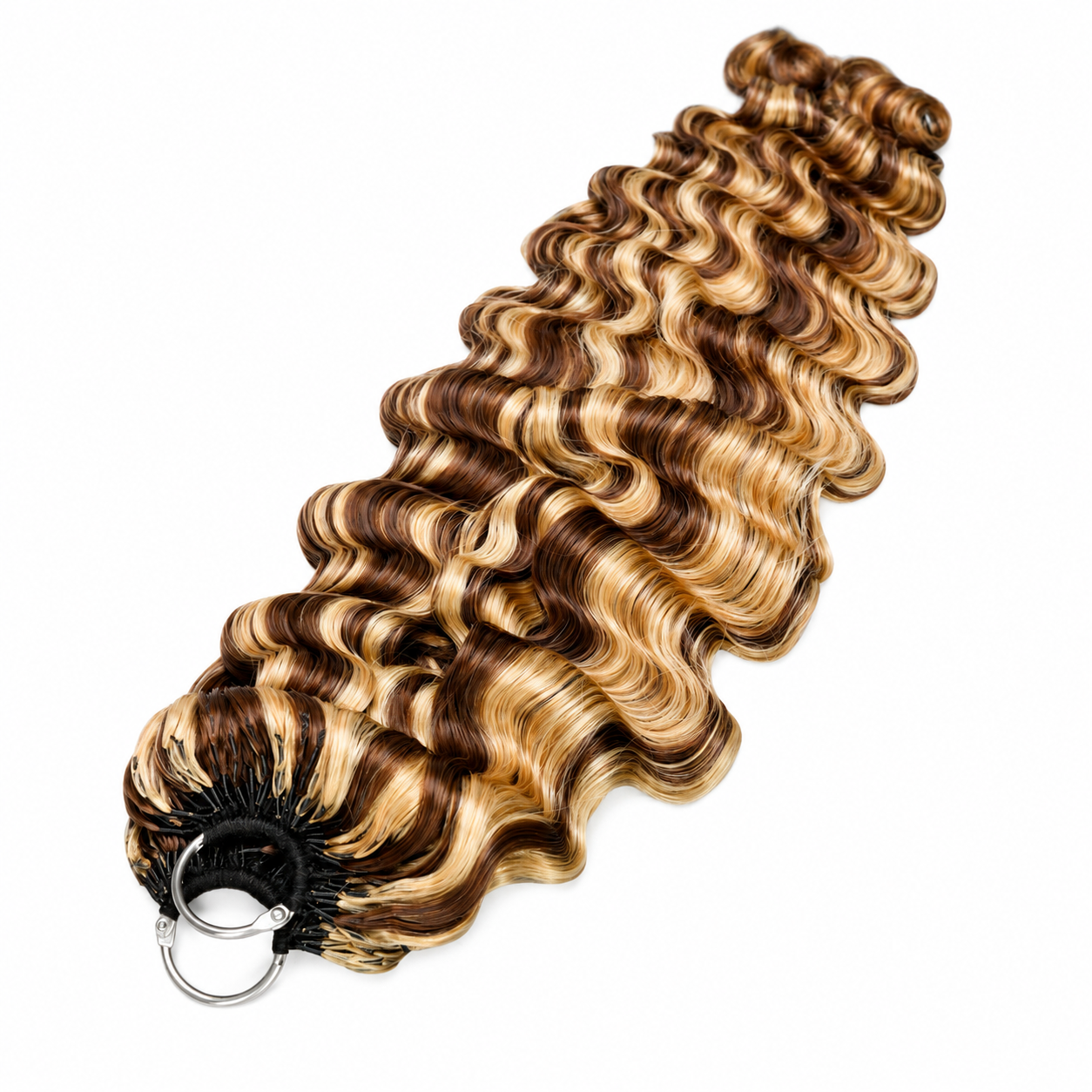 Burmese Wavy/Curly Crochet Human Braiding Hair #4/27
