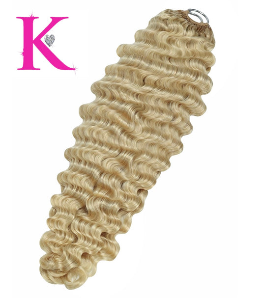 Burmese Wavy/Curly Crochet Human Hair #613