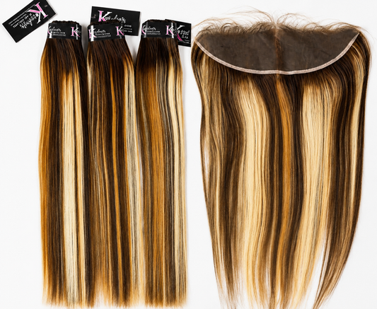 Caramel Crème Blonde Raw HD Lace Frontal