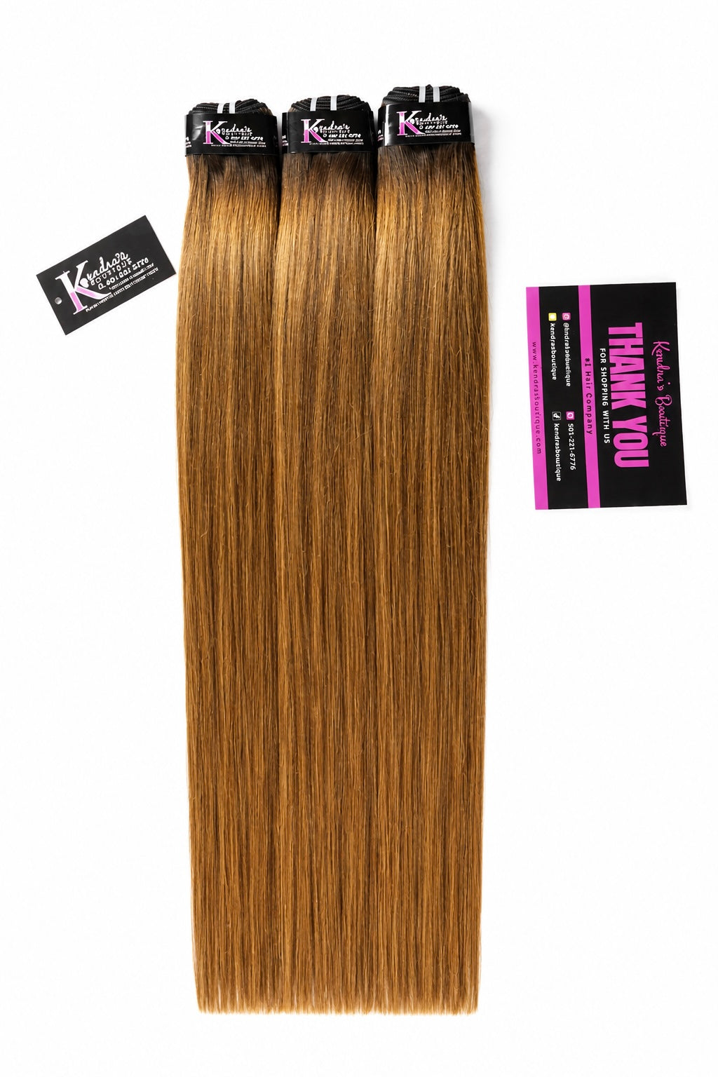 Caramel Blonde Baby Highlights Raw Bundles