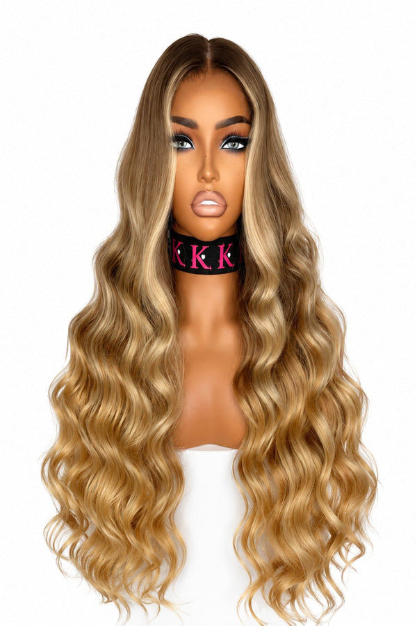 "Capri" Balayage Blonde Custom Colored Wig