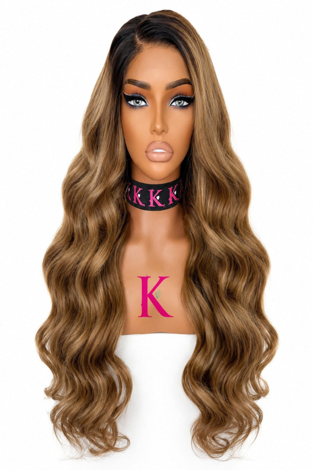 "Savannah" Balayage Brown Custom Colored Wig