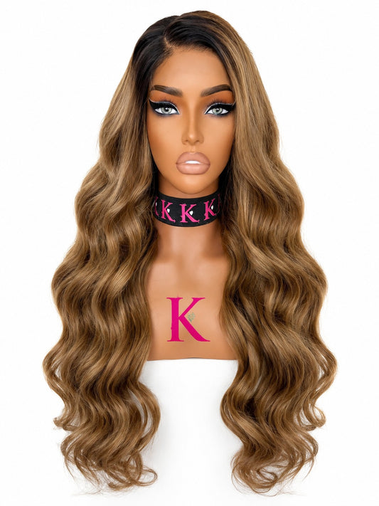 Balayage Brown Custom Colored RAW (HD Lace) Wig