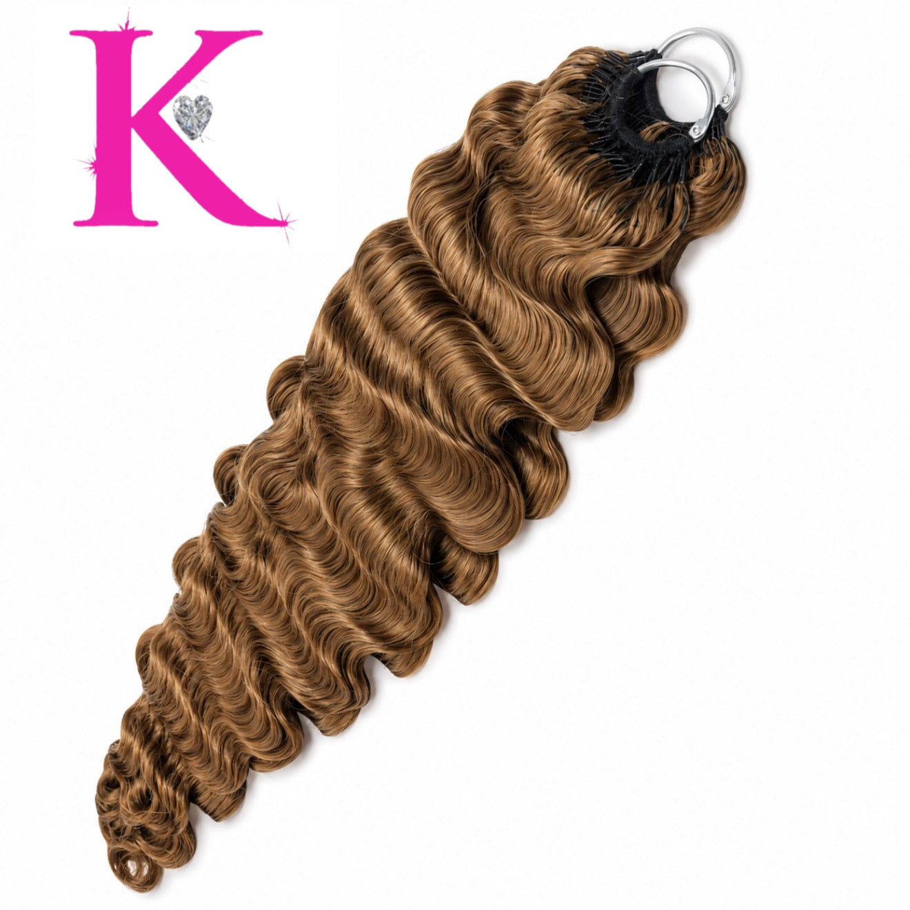 Burmese Wavy/Curly Crochet Human Braiding Hair #30
