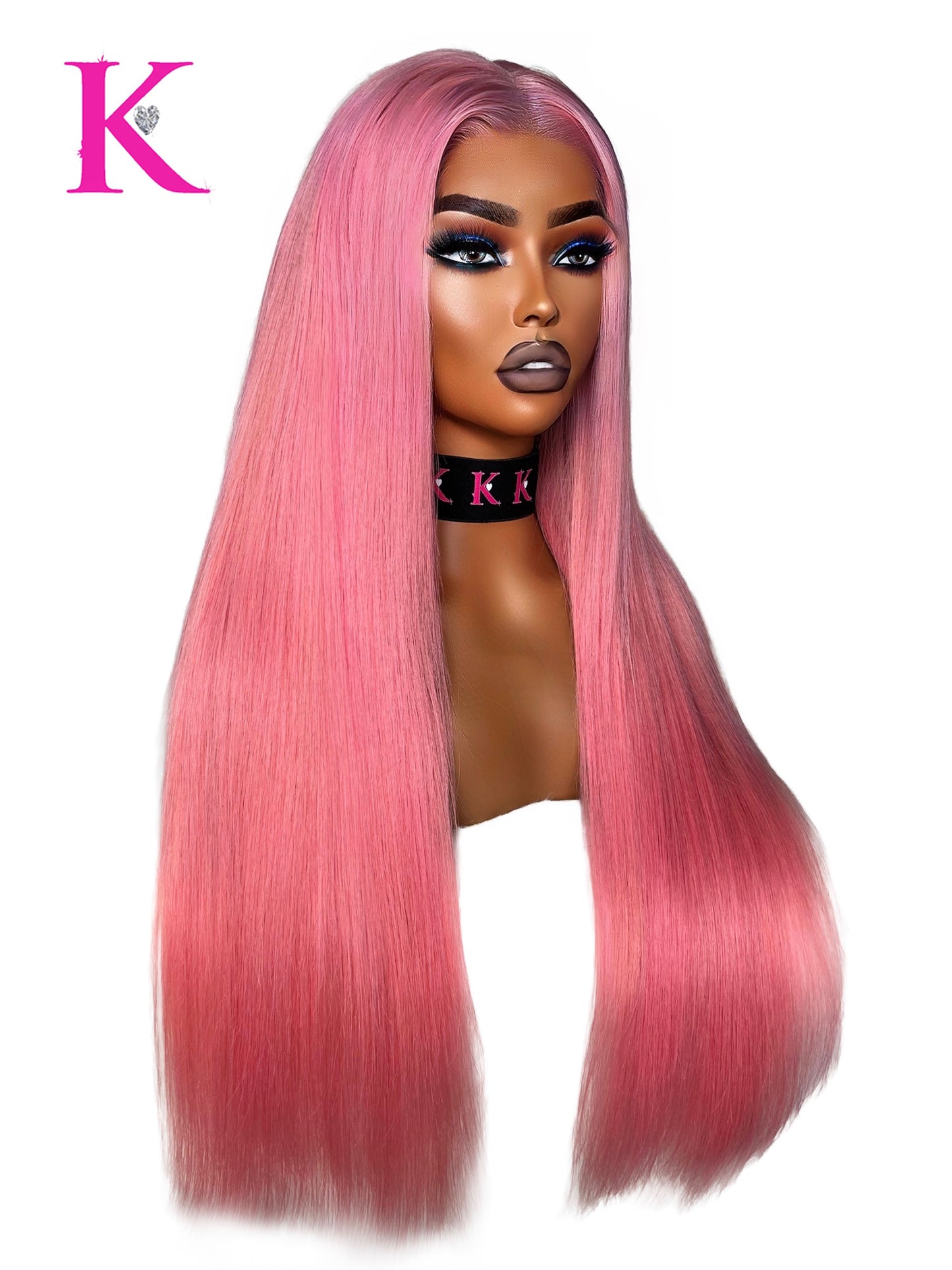 Pink Custom Colored RAW (HD Lace) Wig