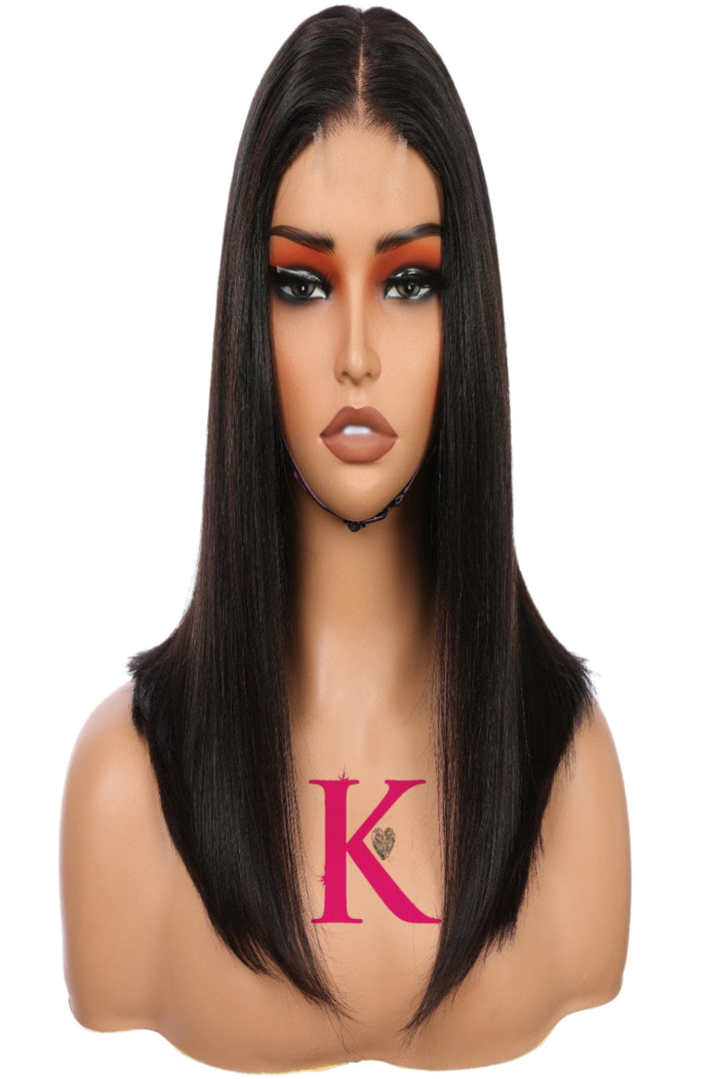 ?JAN BLACK BANGED BOB LACE FRONT WIG? *NWT* Jet Black 5x5 HD Lace Closure 100% Human Hair Bob Wig  main image 4