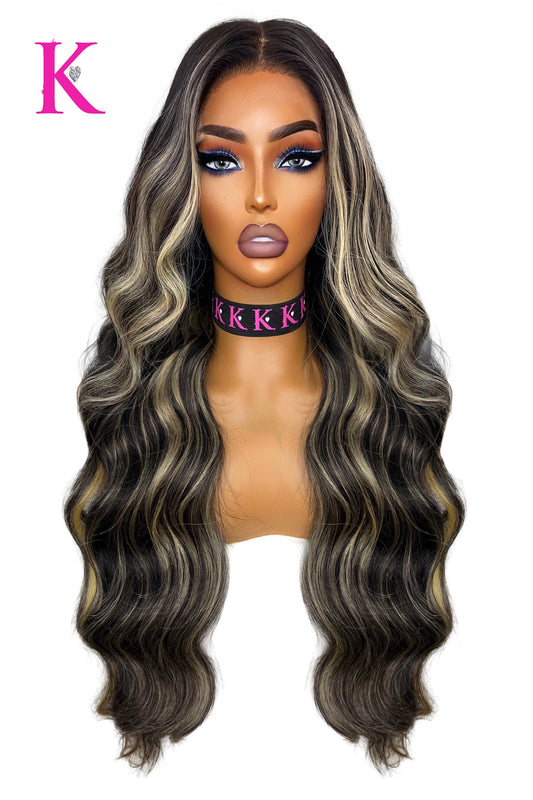 Highlight #613 Blonde Custom Colored RAW Wig (HD Lace)
