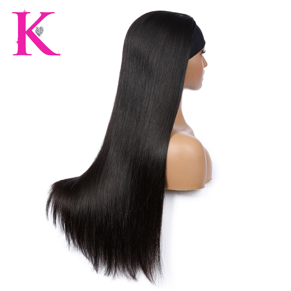 Straight Headband Wig | 100% Raw Human Hair