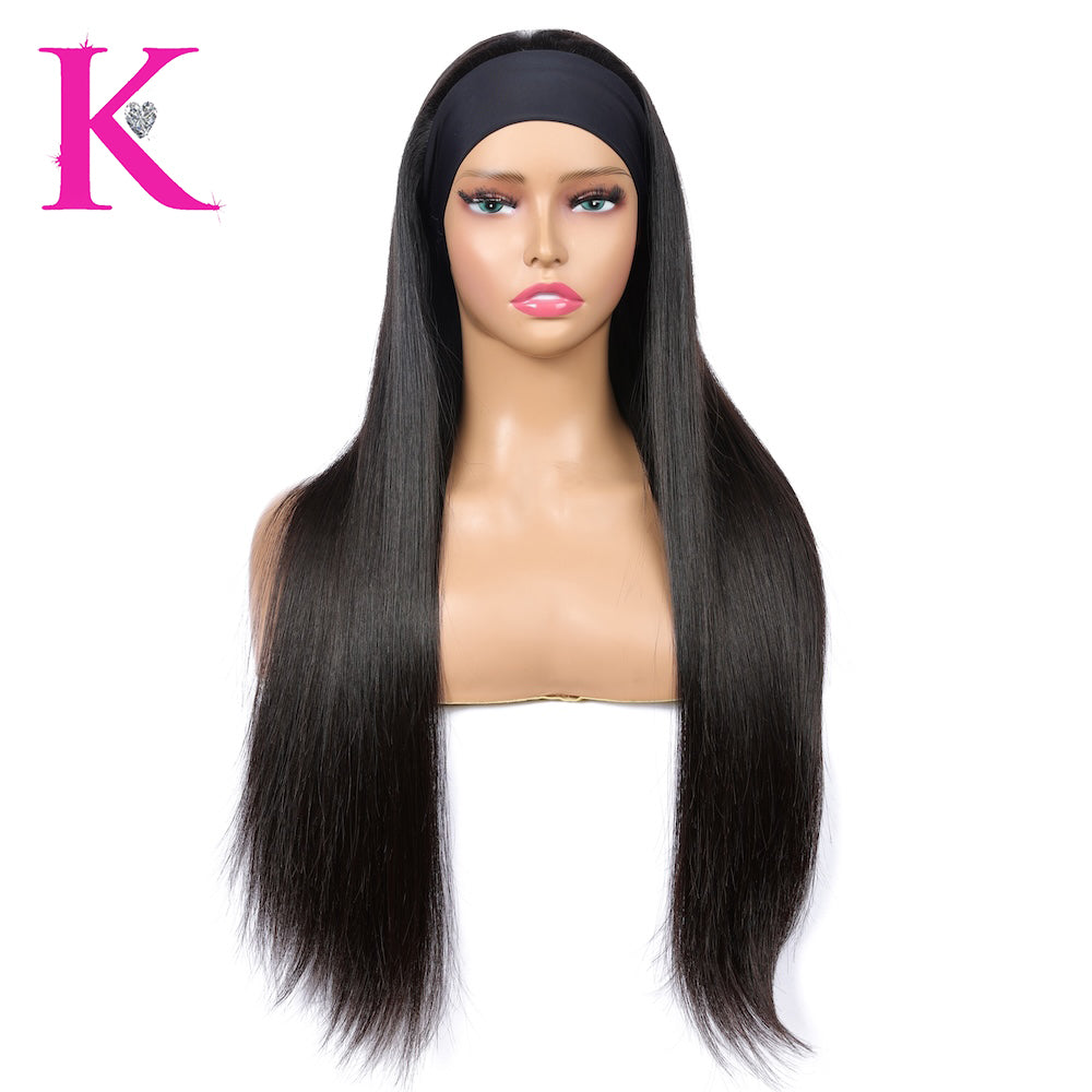 Straight Headband Wig | 100% Raw Human Hair