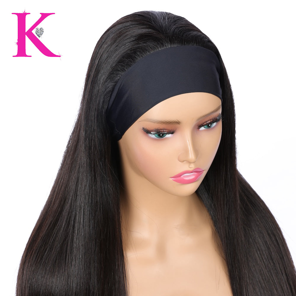 Straight Headband Wig | 100% Raw Human Hair