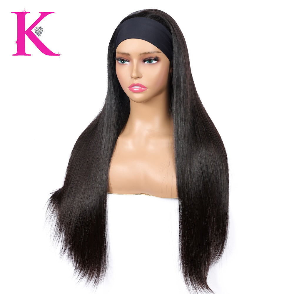 Straight Headband Wig | 100% Raw Human Hair