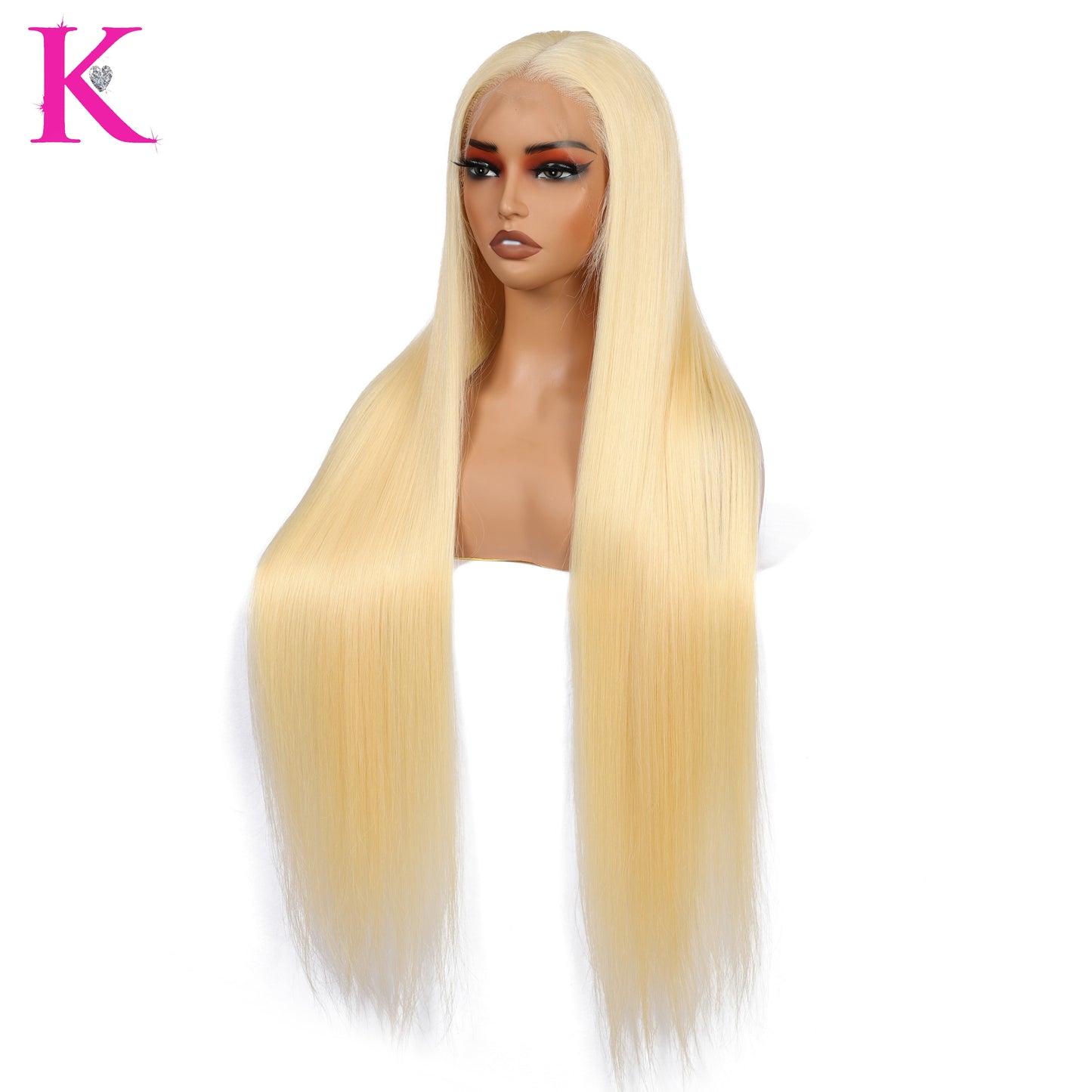 Raw Platinum Blonde Straight Full (HD Lace) Wig