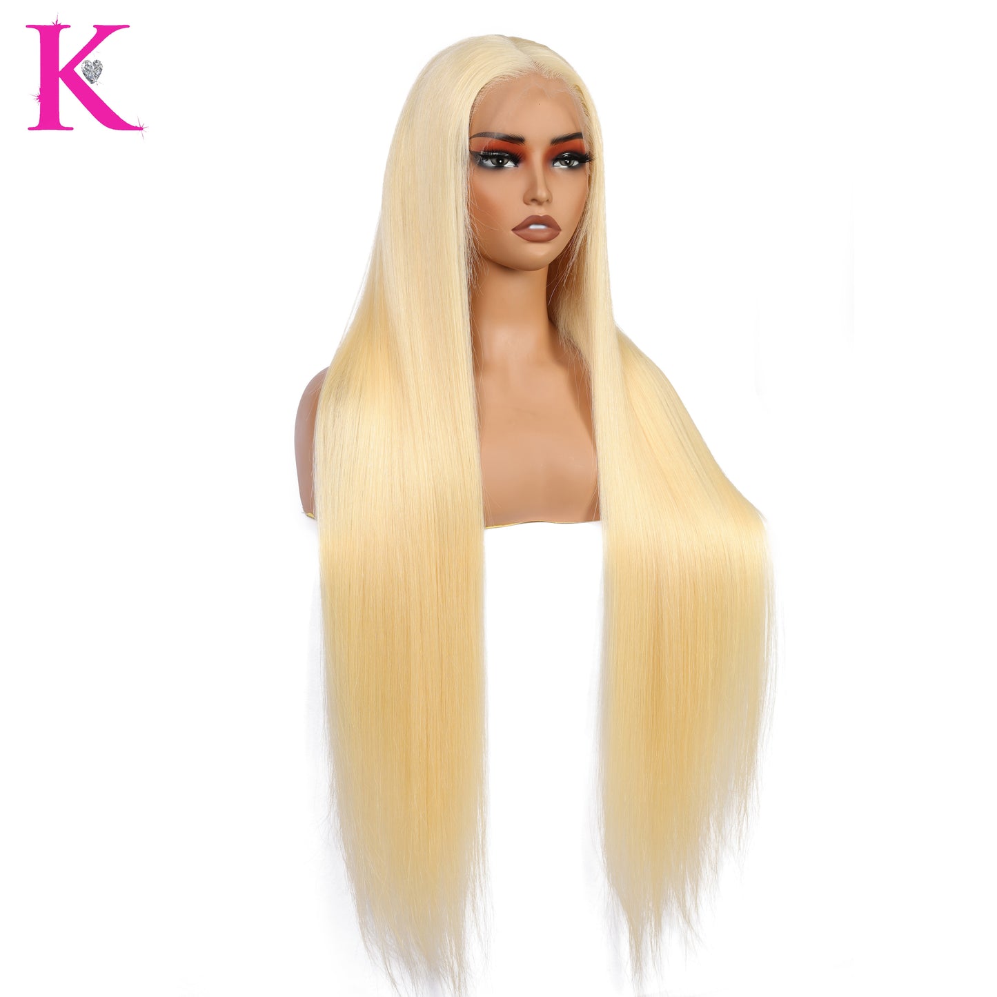Raw Platinum Blonde Straight Full (HD Lace) Wig