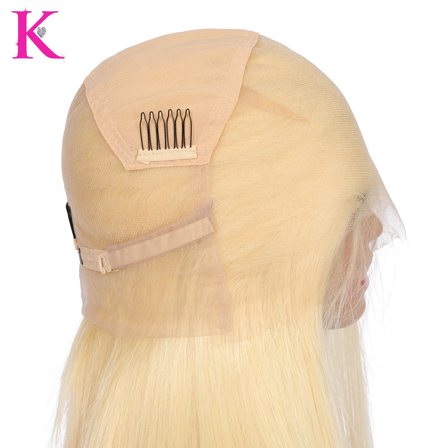 Raw Platinum Blonde Straight Full (HD Lace) Wig