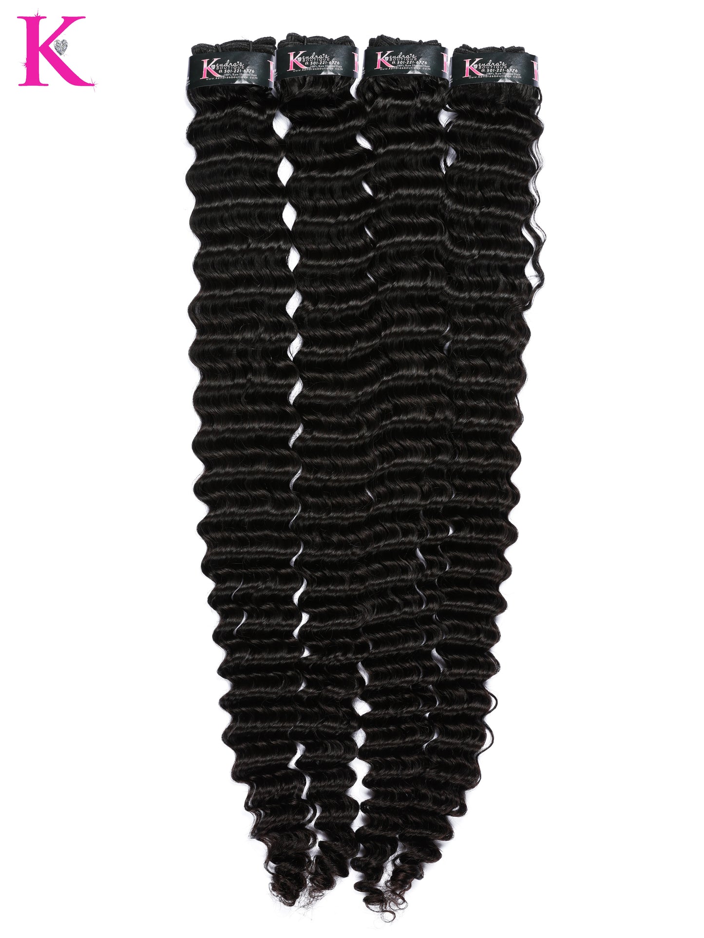 Raw Loose Deep Wave 40” Bundles